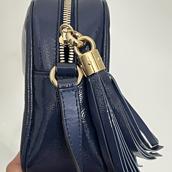 Gucci Blue Patent Soho Disco Bag - Picture 12 of 15